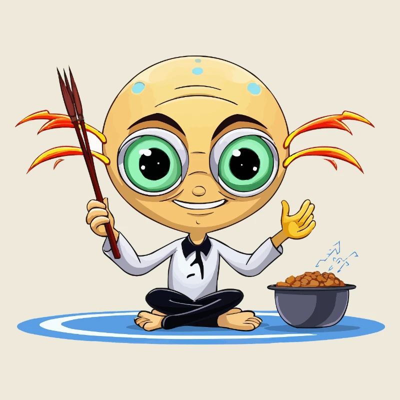 Meditateur Zen Extraterrestre