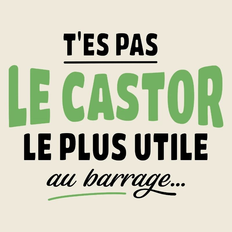 Le Castor Vert Typographie