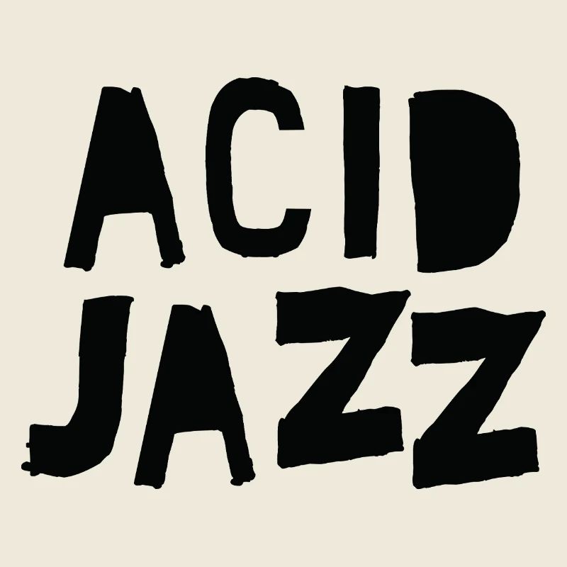 Acid Jazz Fetter Pinseltext