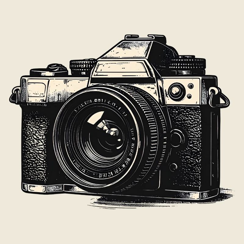 Vintage Kamera Illustration