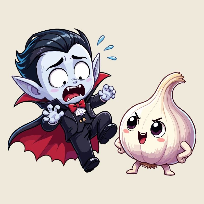 Vampire rencontre ami à l’ail