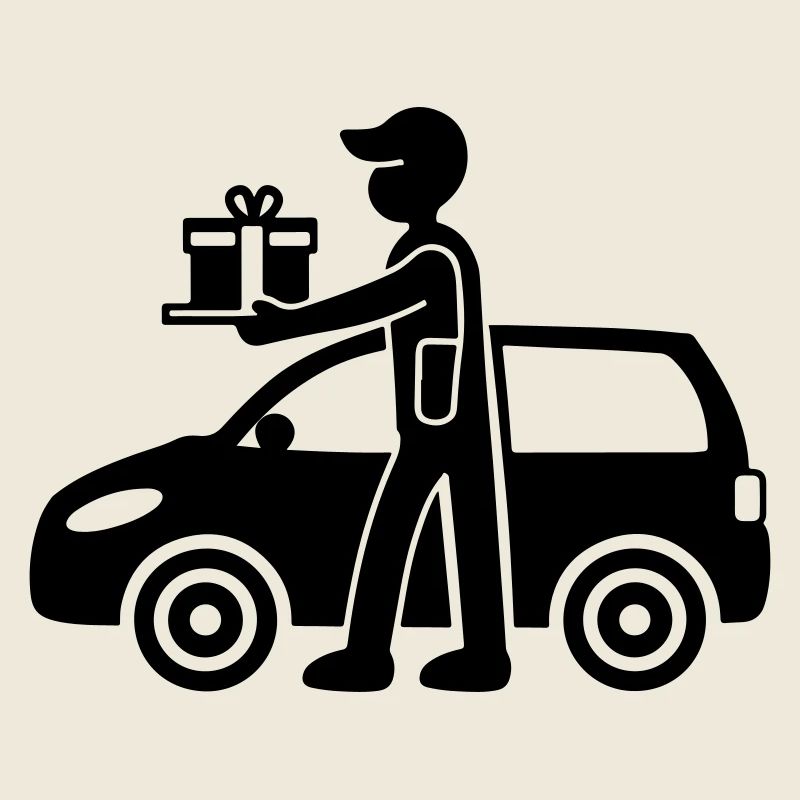 Paket Dienst Lieferung