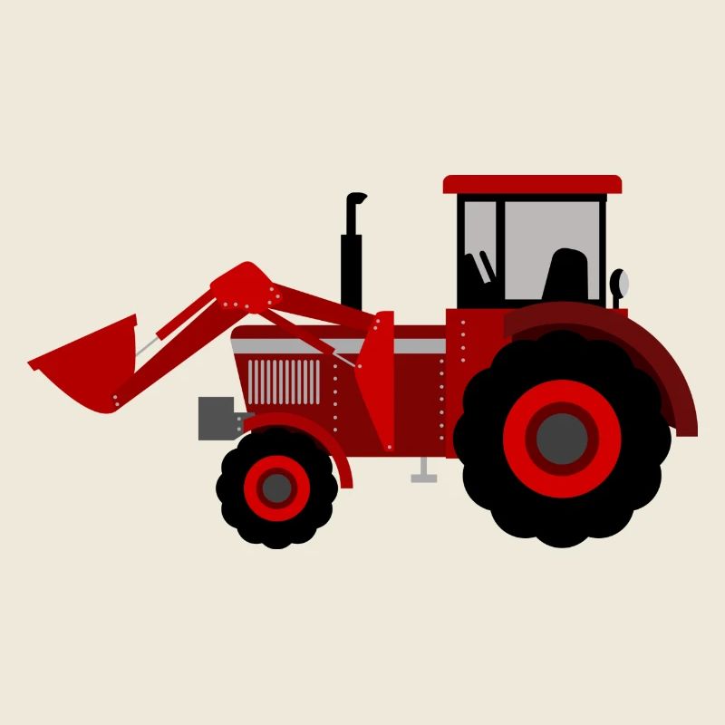 roter Traktor