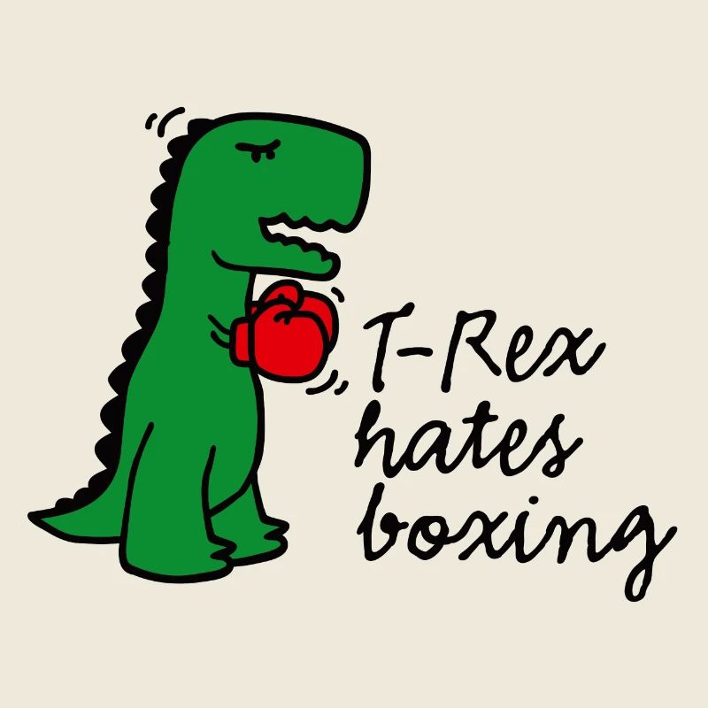 T-Rex hates boxing boxe gants de boxe