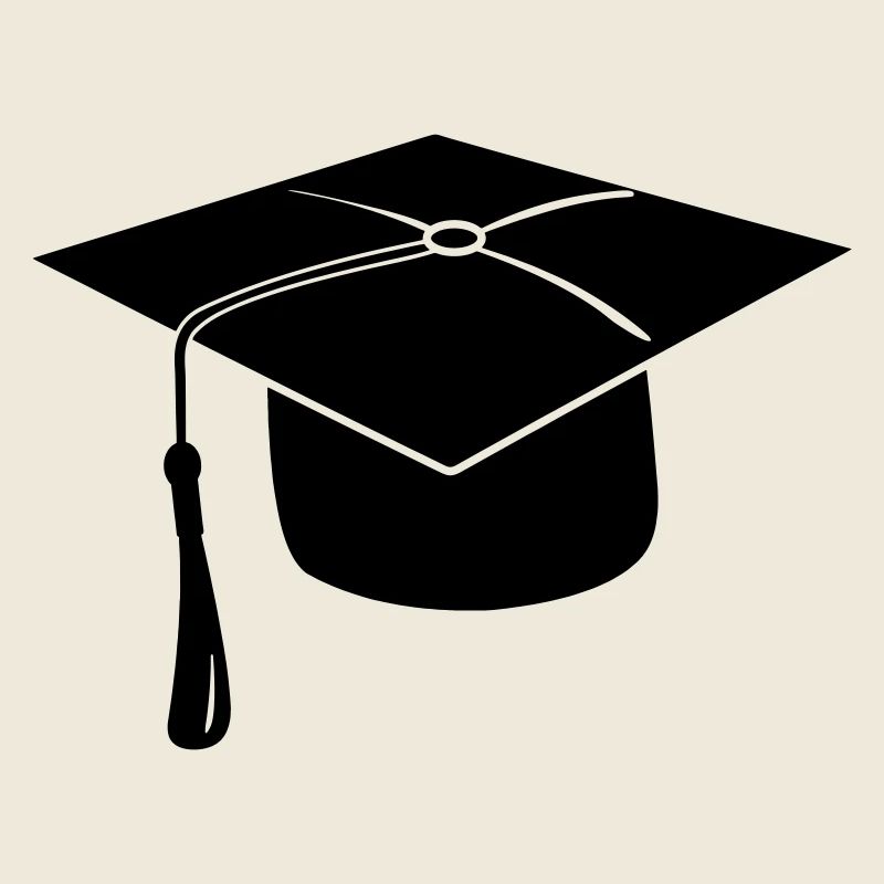 Hauben- oder Hutlogo für die Prüfungspräsentation