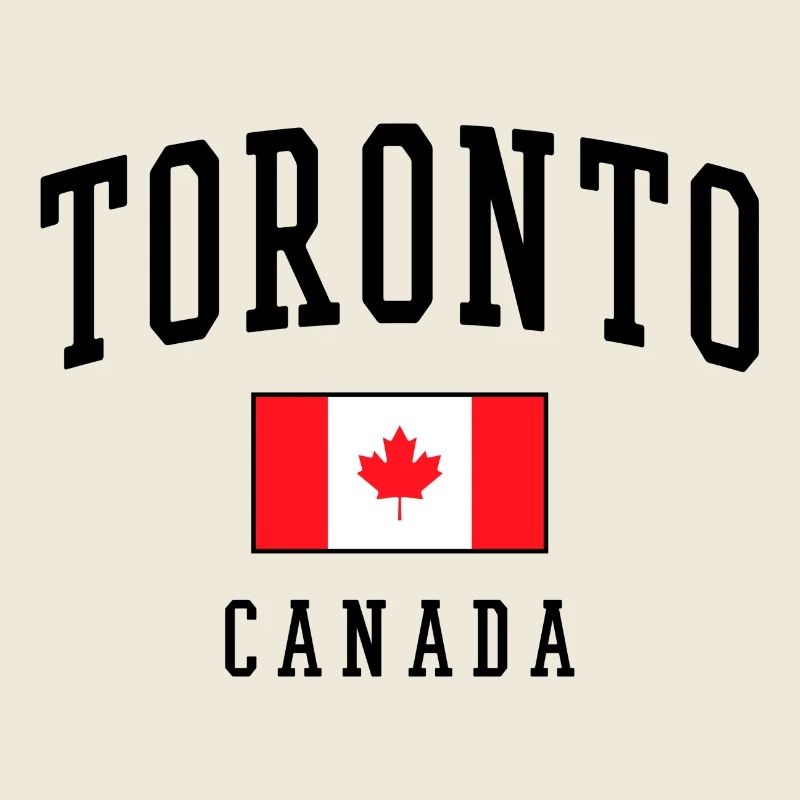 Toronto Canada Flag Design Gift Idea