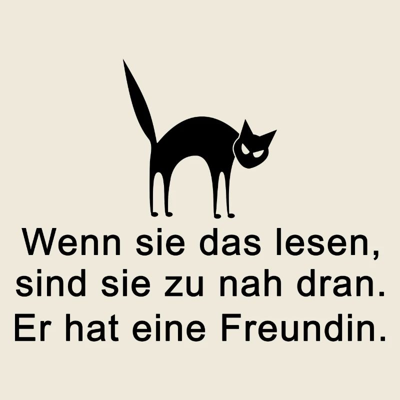 Wenn sie das lesen, sind sie zu nah dran. Er hat