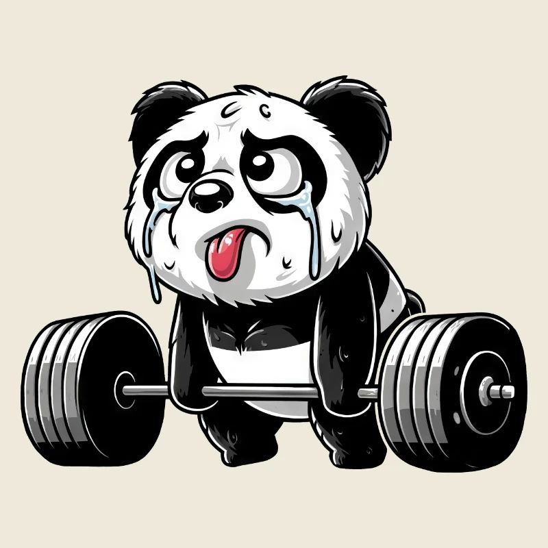 Musculation Panda : Humoristique