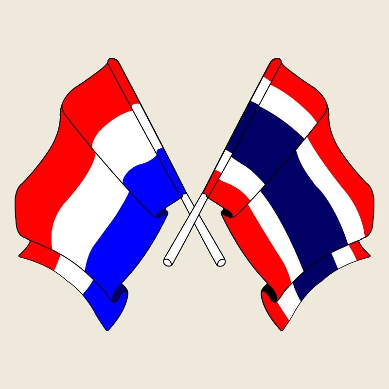 Drapeau Pays-Bas Thaïlande