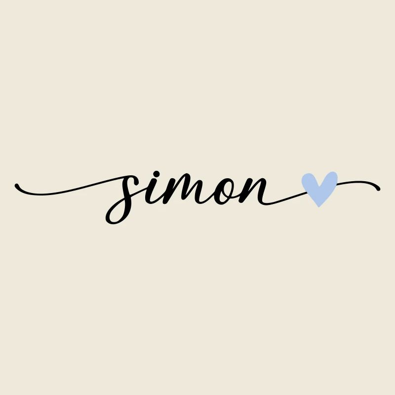 Simon Name Calligraphie Police
