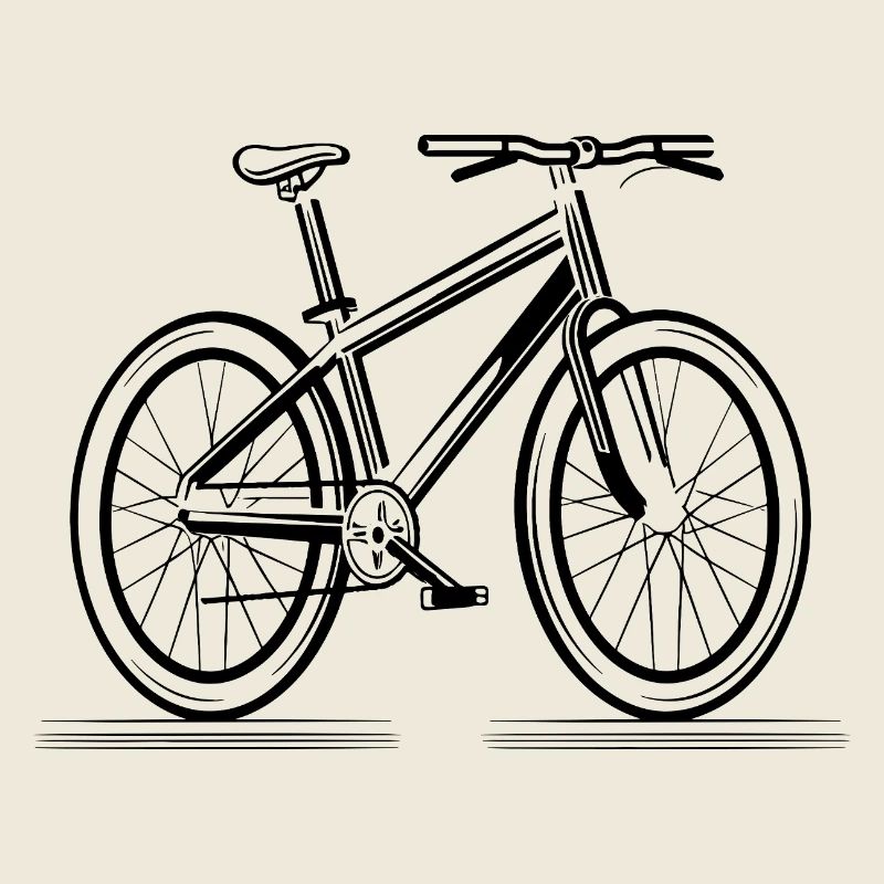 Croquis de bicyclette