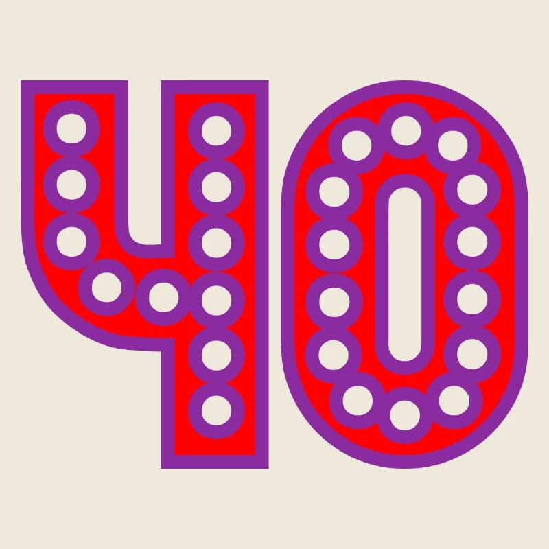 40. 40 ANS. 40e ANNIVERSAIRE. ANNIVERSAIRE 40 ANS.