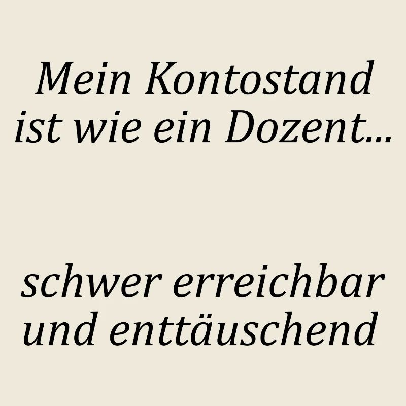 Unispruch "wie ein Dozent" Geschenk, Studenten