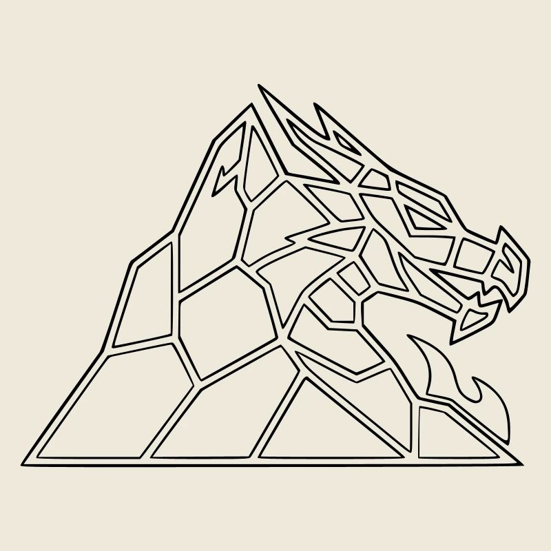 Drachenfels Geometric : Dragon Saga comme vecteur