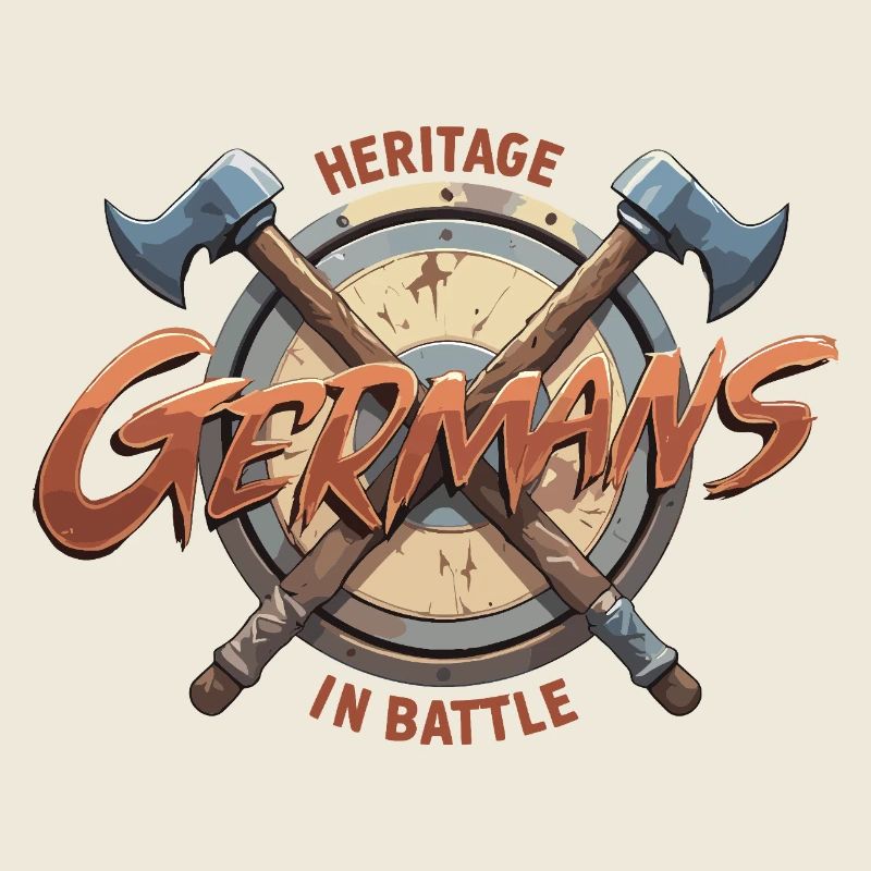 Germans Fight Shield Graphic