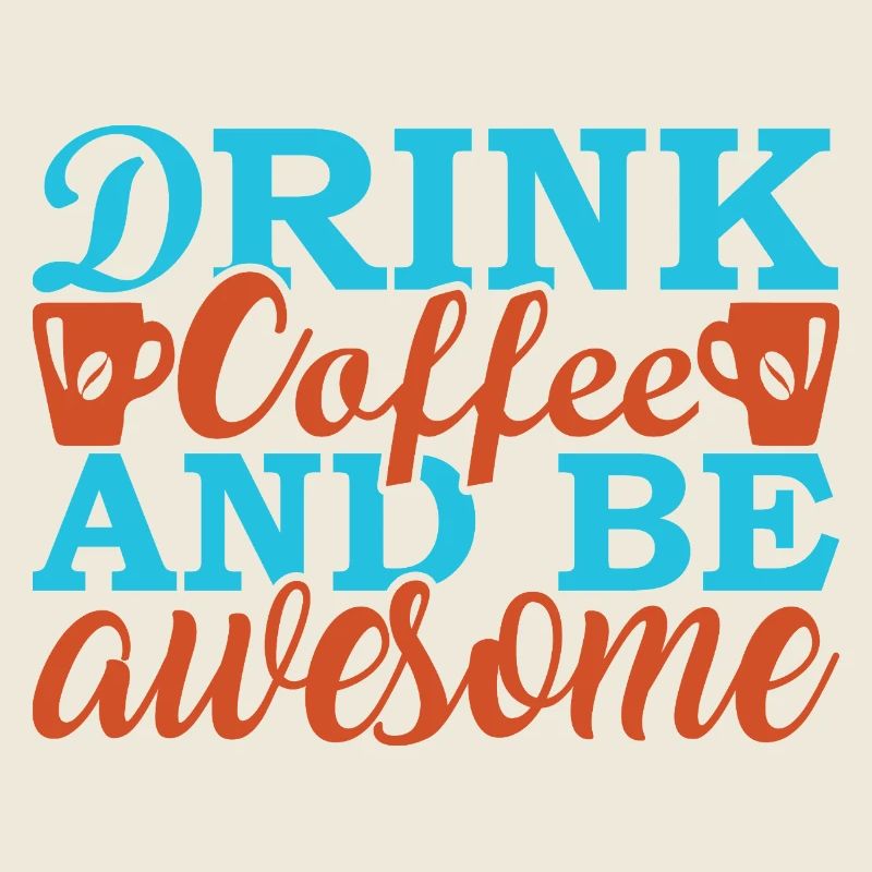 Kaffee trinken und einzigartig sein