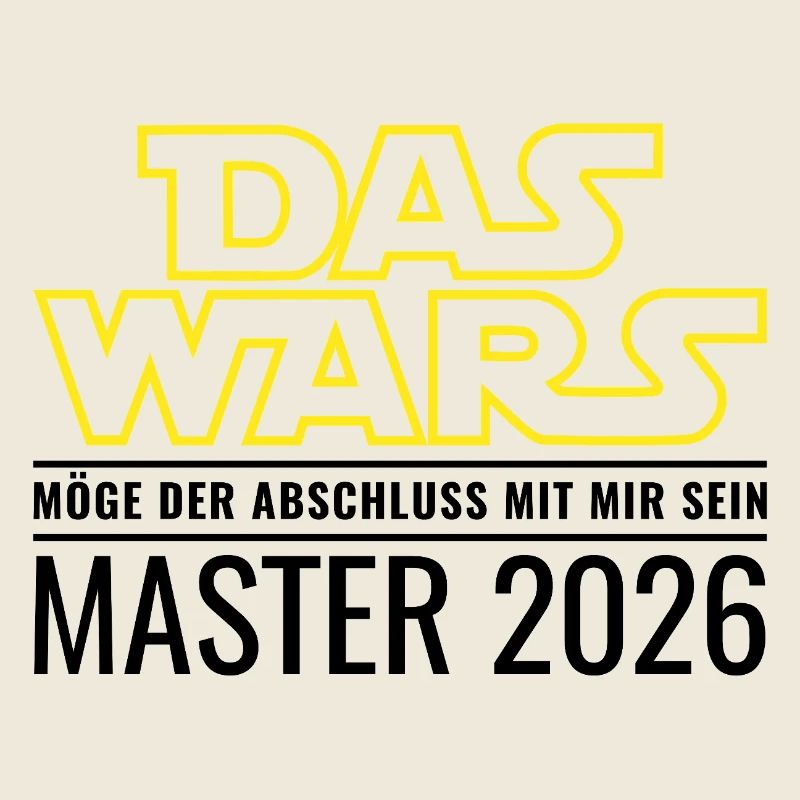 Master 2026 Das wars Möge Abschluss mit mir sein