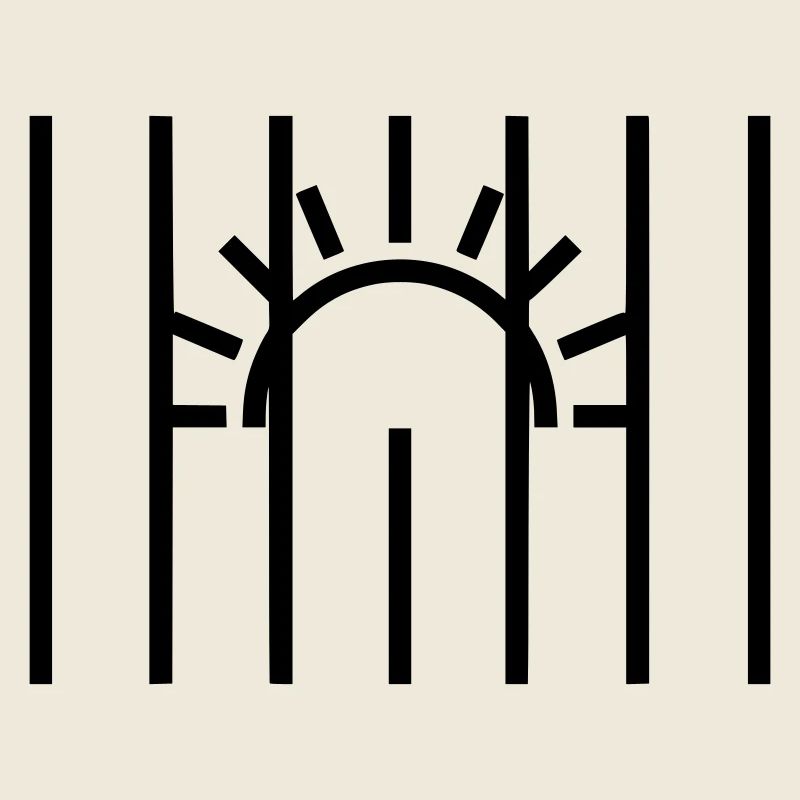 Sun Behind Bars Prison