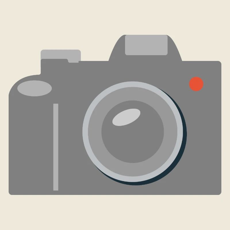 Icône de caméra Gris graphique