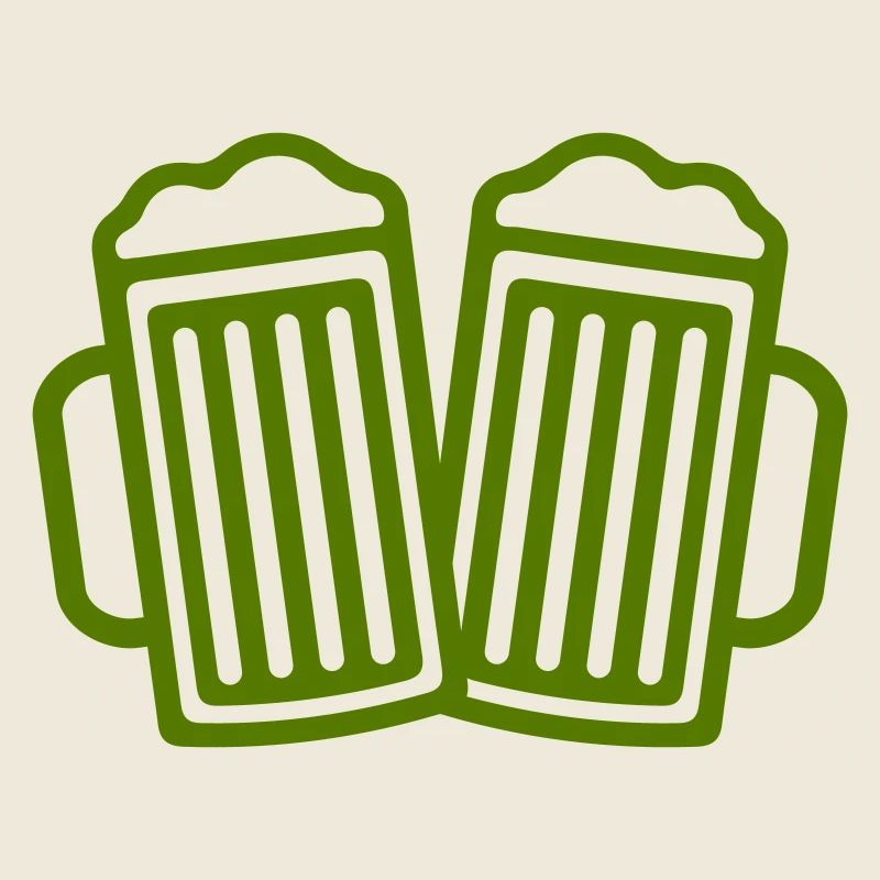 Chopes de bière qui sonnent