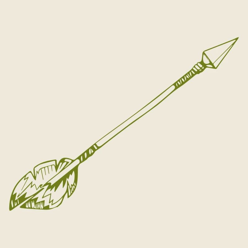 Flèche avec Plume