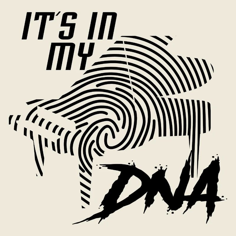 Empreinte digitale de conception de piano piano