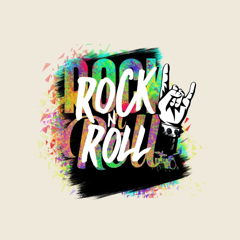 Explosion de couleurs Rock n Roll