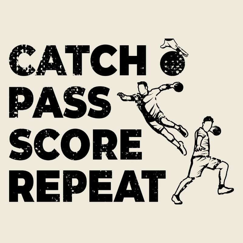 Attraper, passer, marquer, répéter