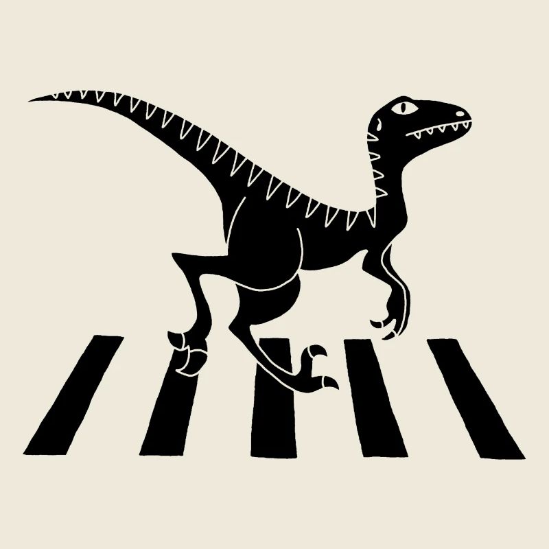Pedestrian Dinosaur (Black)
