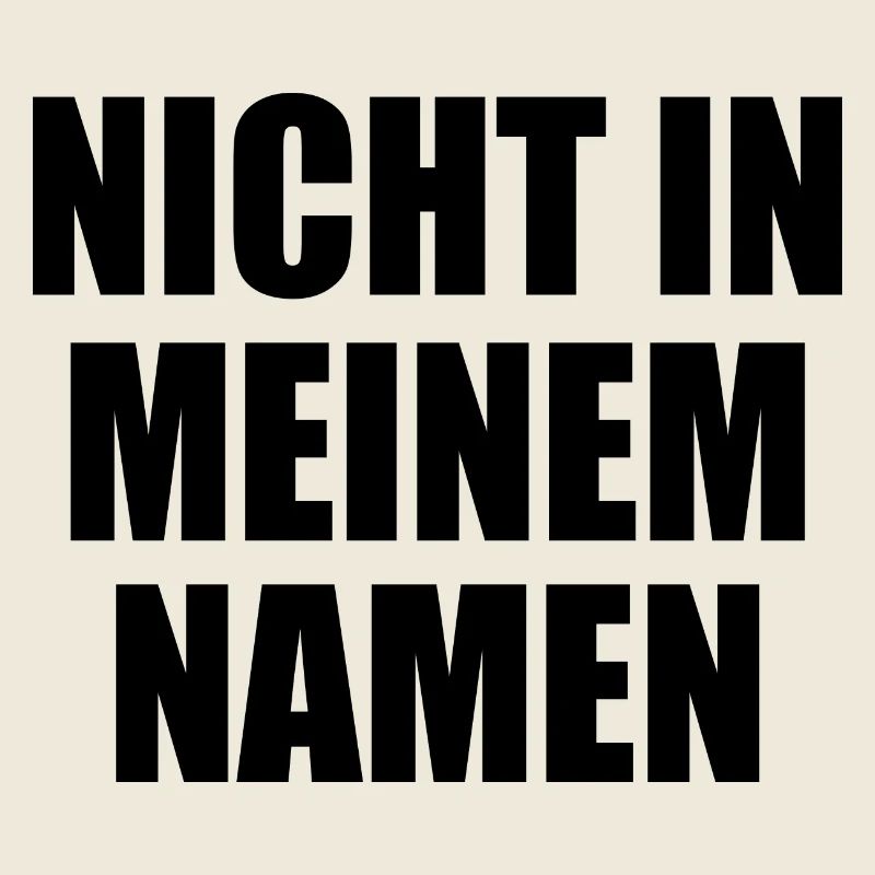 Not in my name