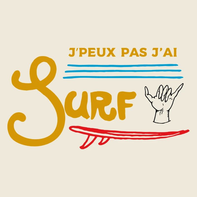 I can't I surf
