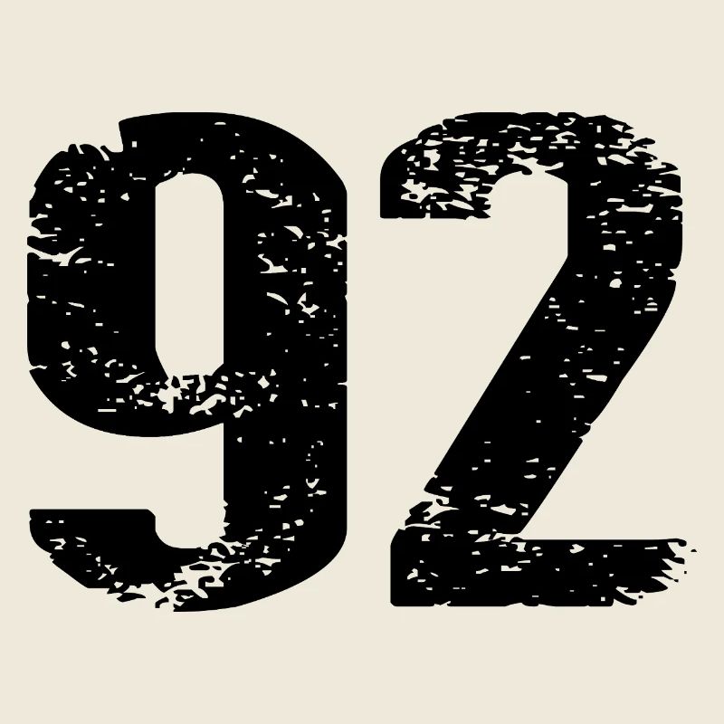 Maillot à numéros 92