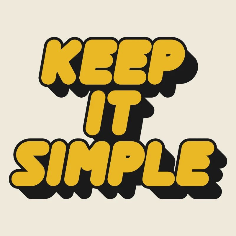 Keep It Simple Retro Bold