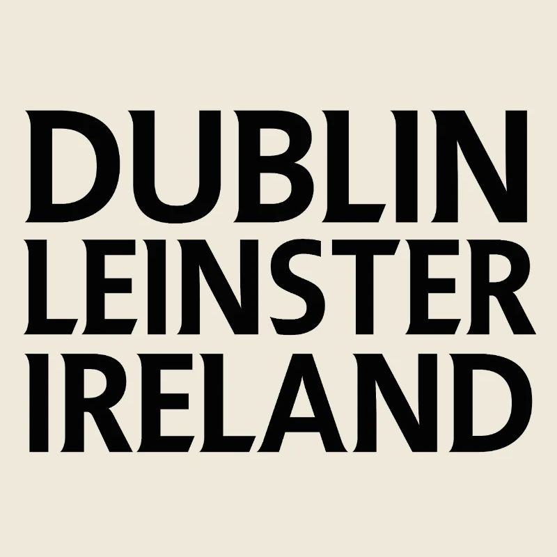 Dublin – Irland Textdesign
