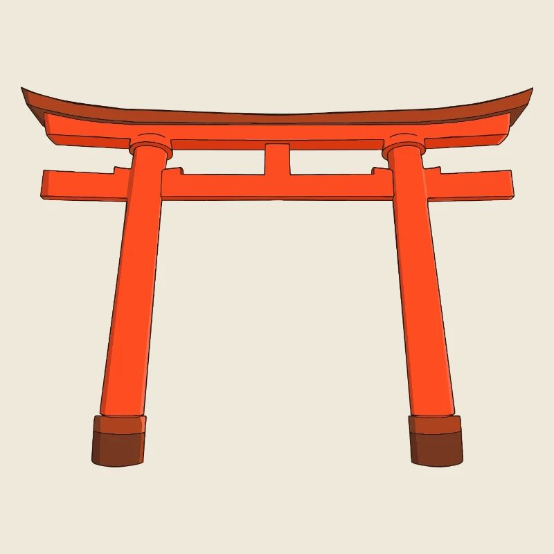 Vivid Torii Gate