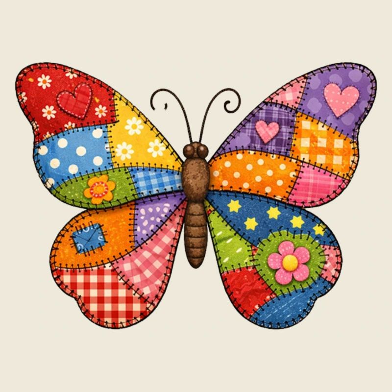 Patchwork Butterfly 