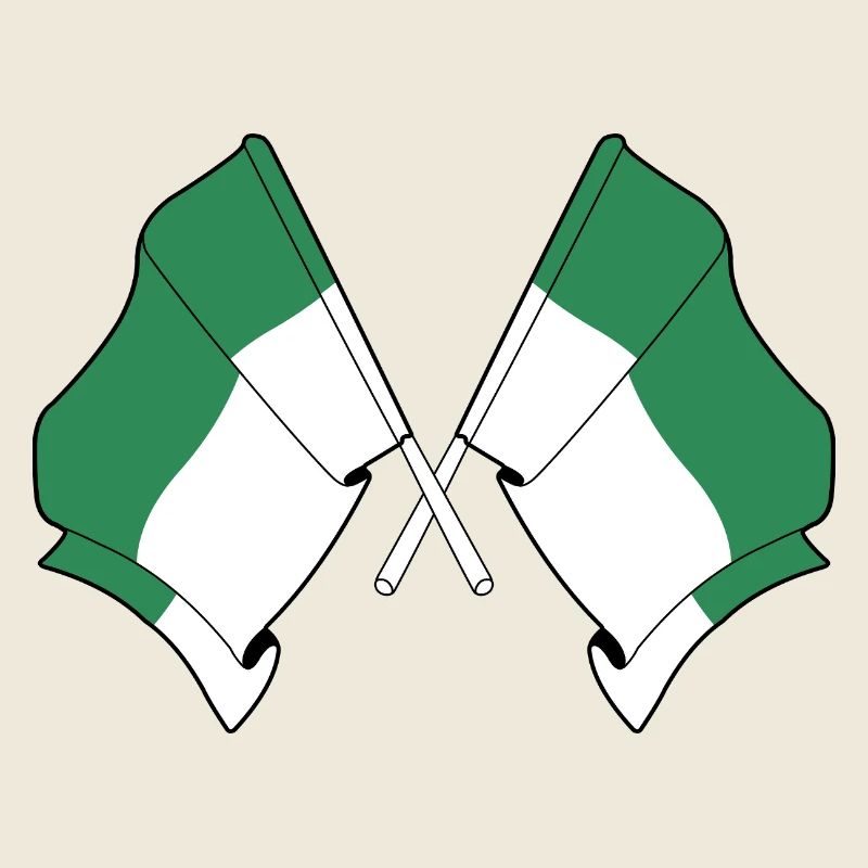 Crossed Vlieland Flags – Island Pride