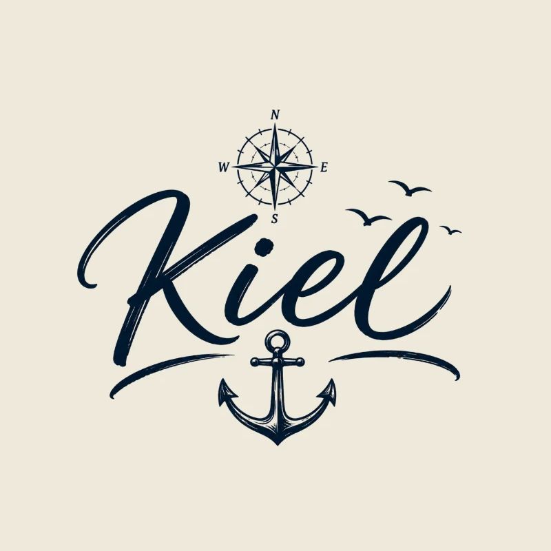 Mode Kiel avec ancre et boussole