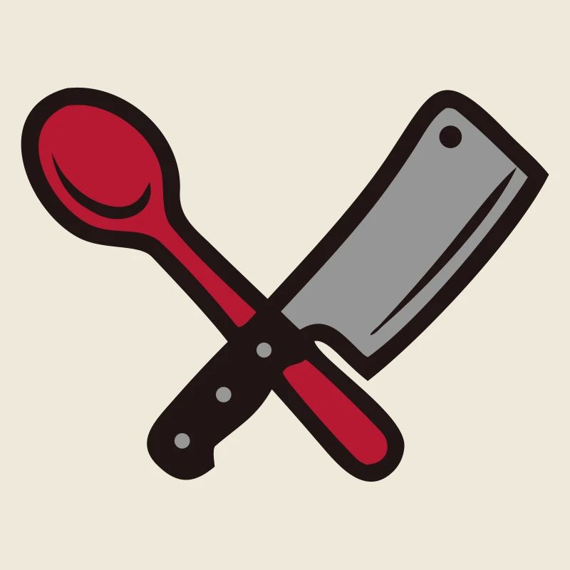 Hackbeil Kochlöffel Kochen Grillen Metzger