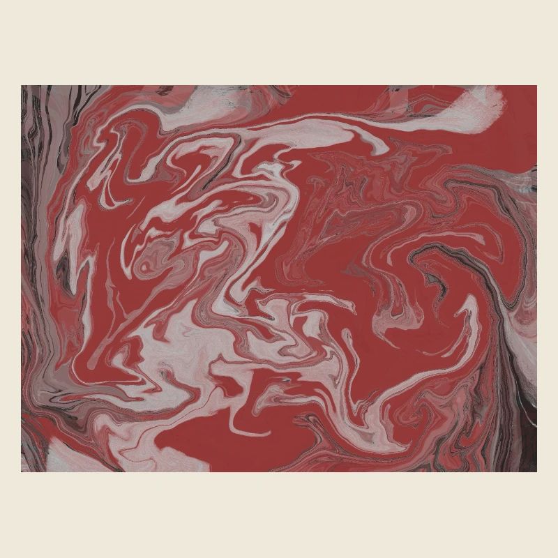 Tourbillon de marbre rouge-gris