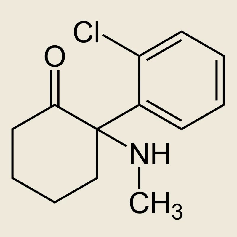 Formule structurelle de kétamine