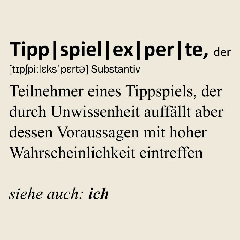 Tippspielexperte, der