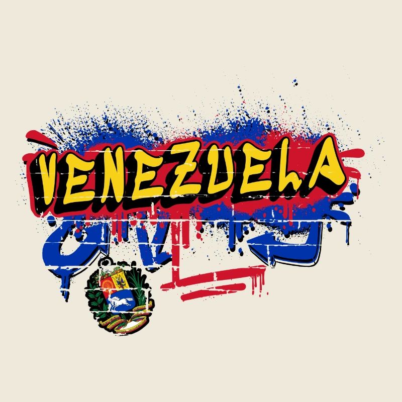 Venezuela Graffiti Flaggen Design