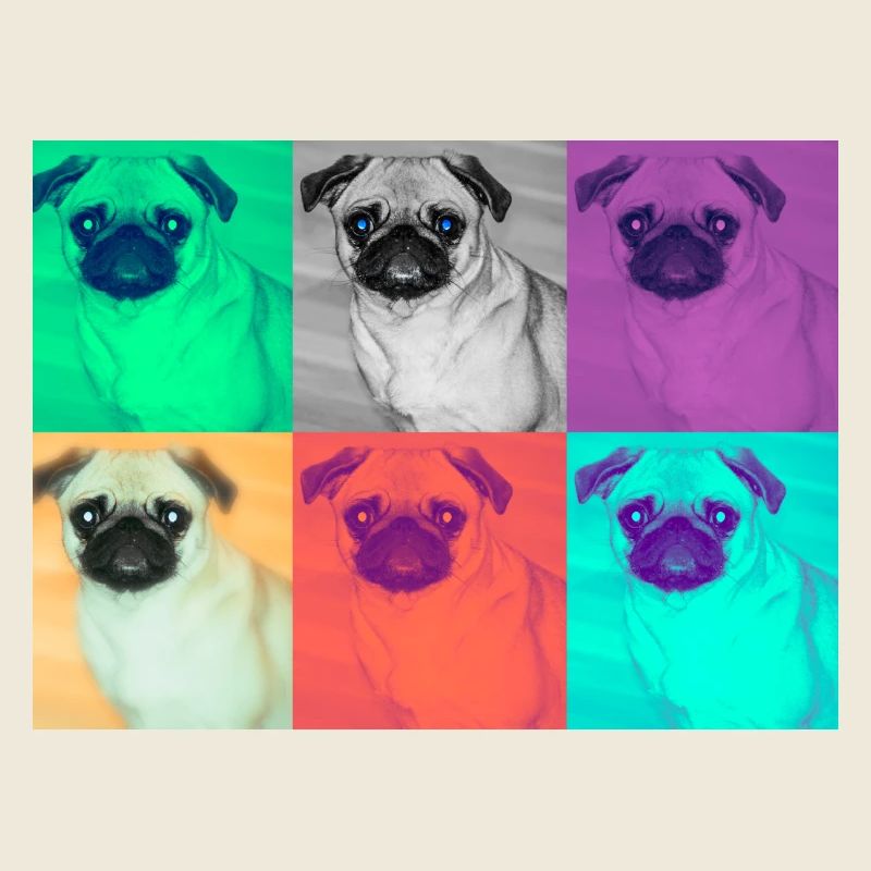 Pop Art Conception de chien