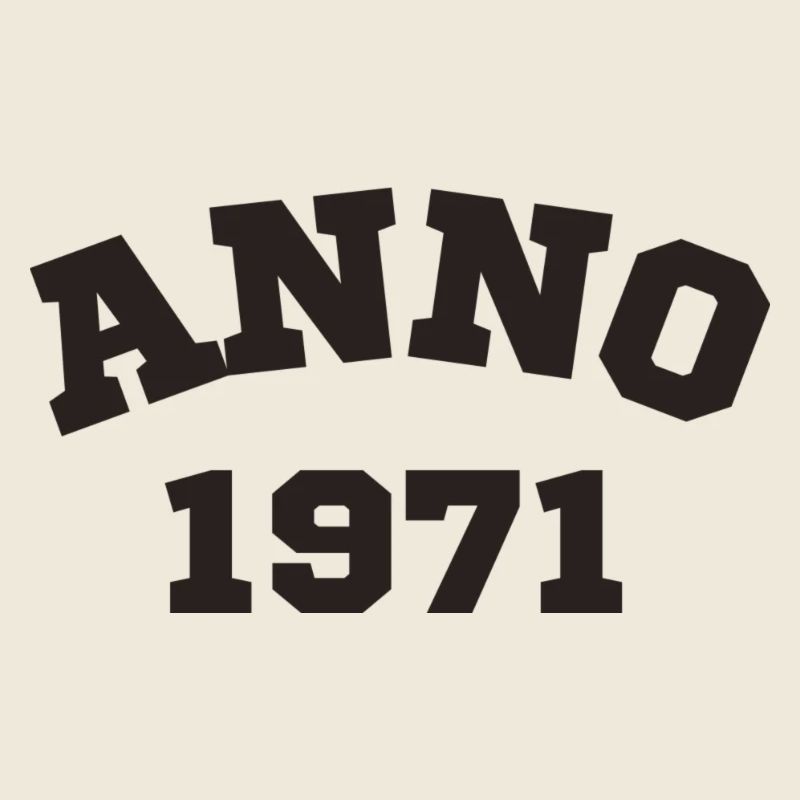 Anno 1971 Anniversaire Année de naissance