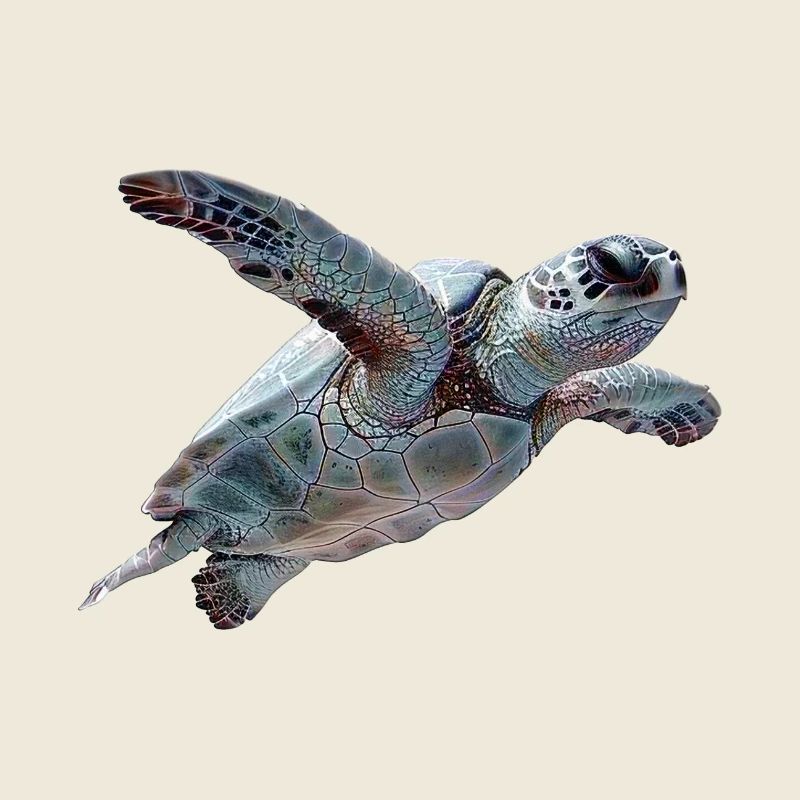 Geometrische Schildkröte Muster