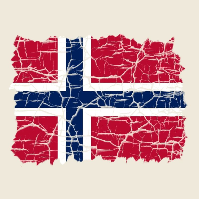 Norway Flag Style Grunge