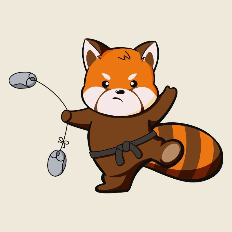 Cute Panda Does Kung Fu