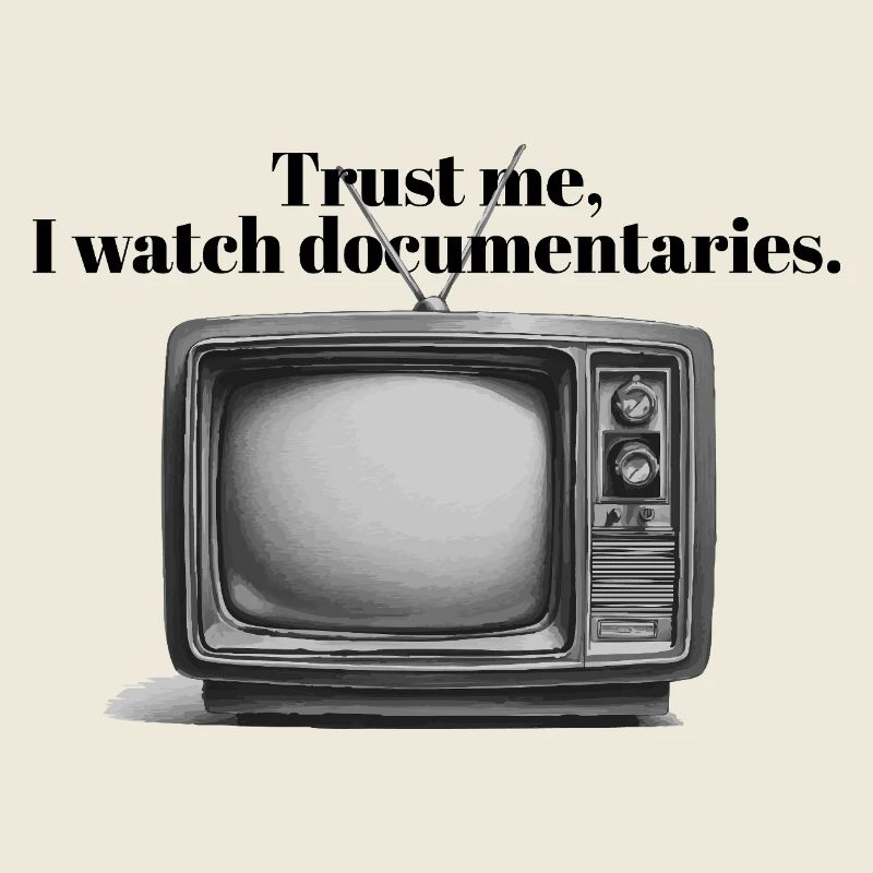 Documentaries | Funny True Crime Retro TV Design