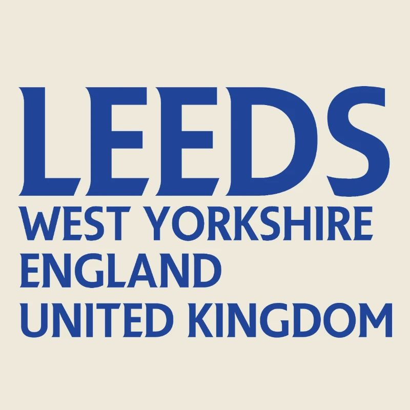 Leeds – England Liedtextdesign